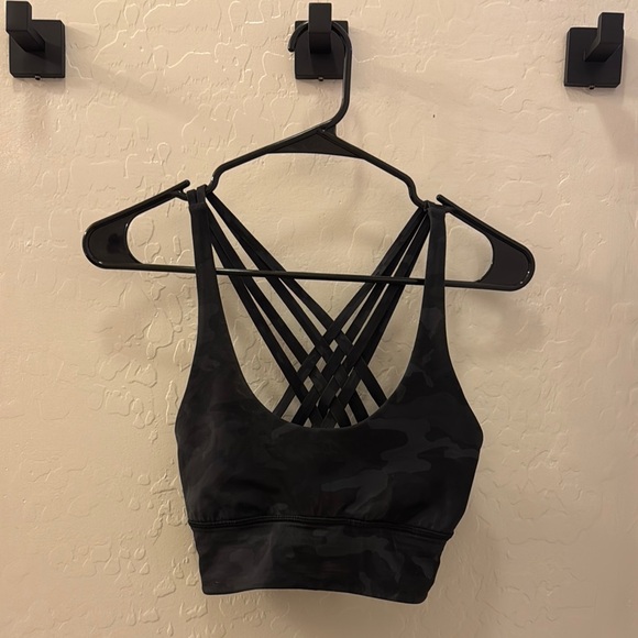 lululemon athletica Other - lululemon athletica Dark Camouflage Sports Bra